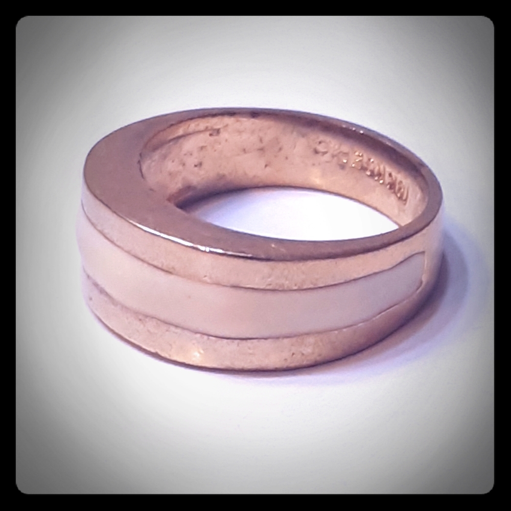 Vtg 18K HGE Gold Ring by Erica Hult de Corral